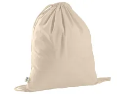 Memo memo Bio-Baumwoll-Turnbeutel, mit Fairtrade-Siegel, natur , groß, 38 x 46 cm – Produktbild 1 von 1