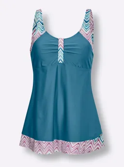 feel good Tankini-Top topas-magenta-bedruckt – Produktbild 1 von 1