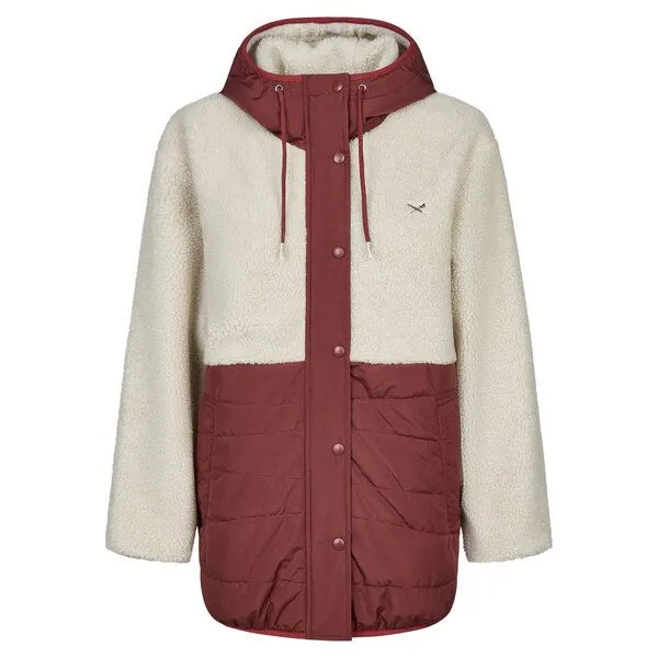 Iriedaily Iriedaily Arctik Long Jacket, Dark rum (rot/natur), – Produktbild 1 von 3