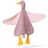 Mababu Mababu Schmusetuch Ente - 100% GOTS Bio-Baumwolle - Geschenke zur Geburt - Schnuffeltuch, Dusty rose, – Produktbild 1 von 1