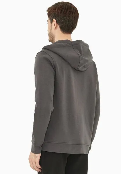 ORGANICATION ORGANICATION Sweatjacke aus Bio-Baumwolle, Asphalt, – Produktbild 4 von 4