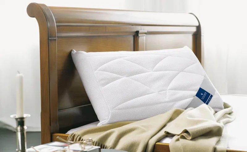 billerbeck Nackenstützkissen Climatraum, Kissen 40x80cm, Füllung: Viscoschaum, Bezug: 37% Baumwolle, 33% Polyester, 15% Lyocell TENCEL™, 15% Viskose, Seitenschläfer, Bauchschläfer, Rückenschläfer, Das temperaturregulierende Nackenstützkissen, Gelb, – Produktbild 3 von 5
