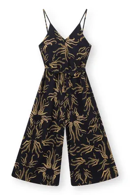 Lovjoi LOVJOI Damen vegan Jumpsuit Jozephine Soft Vines Dark – Produktbild 1 von 1