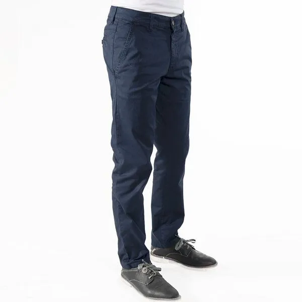 fairjeans fairjeans Chino in dunkelblau aus Bio-Baumwolle, faire Hose, GOTS – Produktbild 2 von 4