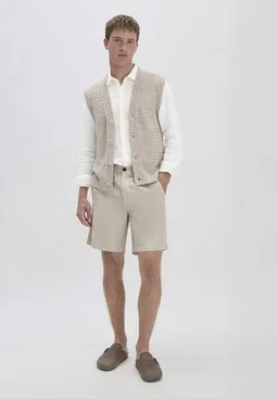 hessnatur hessnatur Shorts Relaxed aus Bio-Baumwolle mit Leinen – Produktbild 1 von 1
