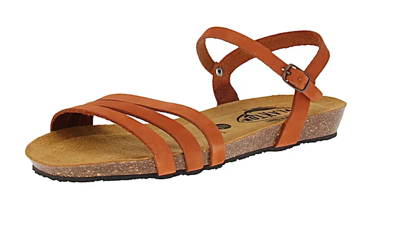 Plakton Plakton Damen Riemchensandaletten, Orange, – Produktbild 1 von 6