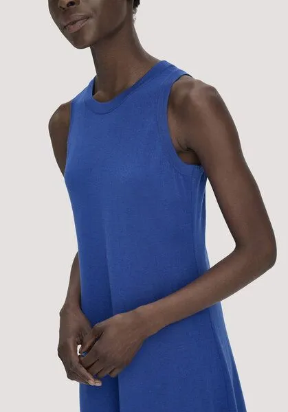 hessnatur hessnatur Strickkleid Regular aus reiner Bio-Merinowolle, Kobalt, – Produktbild 2 von 4