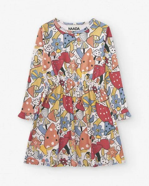 NAADA NAADA Kleid Flying Mushrooms – Produktbild 2 von 2