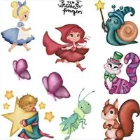 ten little fingers ten little fingers Stickerbögen Aufkleber-Sticker - wiederablösbar & Motive frei wählbar, Märchenfreunde, – Produktbild 1 von 1
