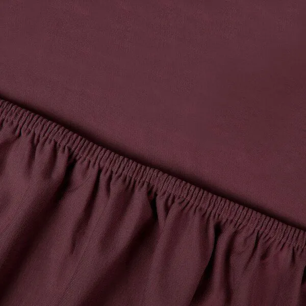 Kayori Kayori Tara Topper Spannbetttuch Stretch Jersey, Bordeaux, – Produktbild 3 von 4