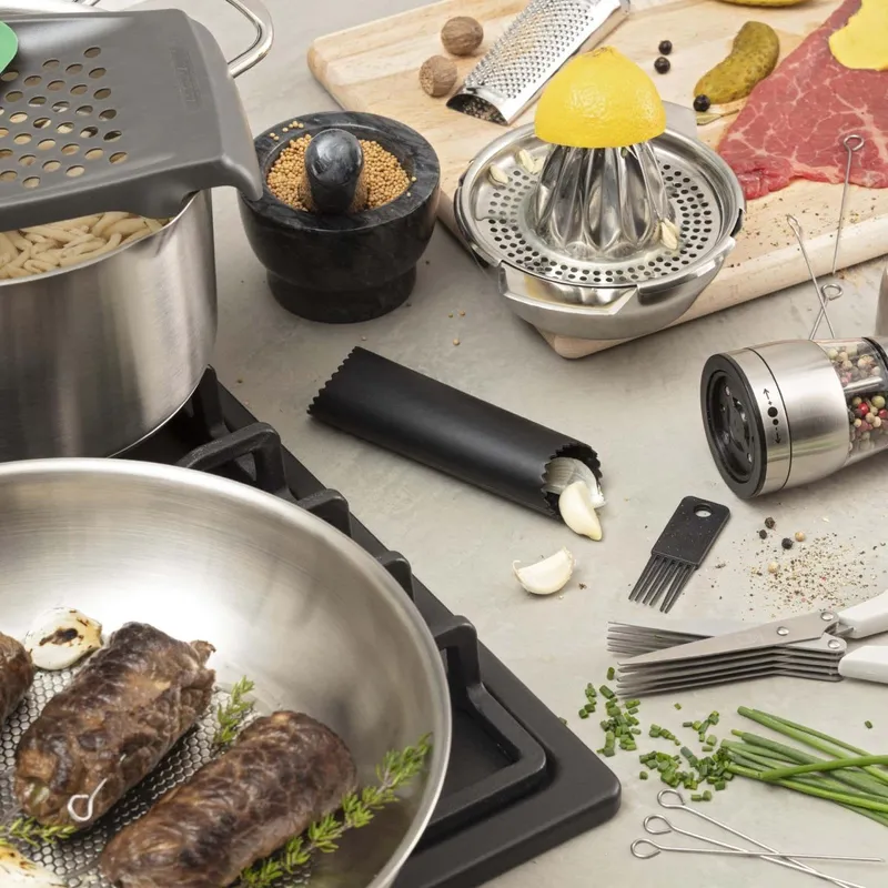 Chefkoch trifft Fackelmann Chefkoch trifft Fackelmann Rouladennadeln, 10 Stück, Edelstahl – Produktbild 3 von 3