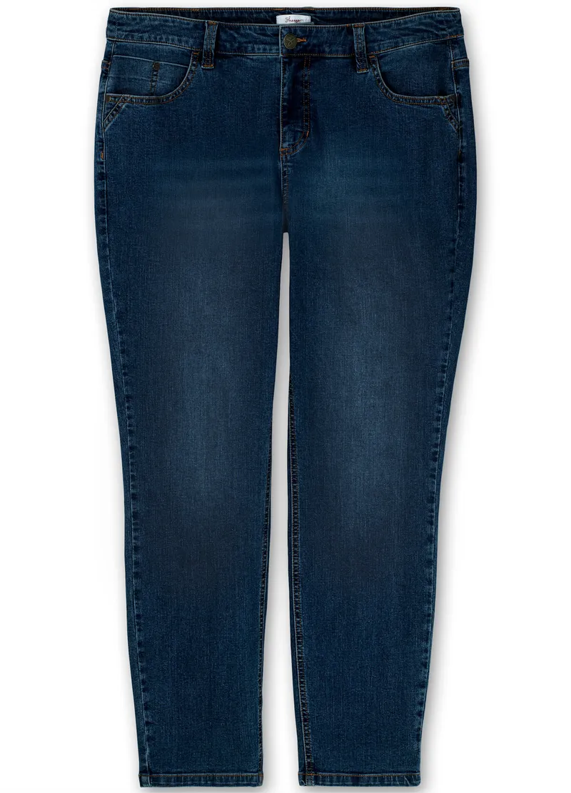sheego Jeans dark blue denim, Dark blue denim, – Produktbild 2 von 2