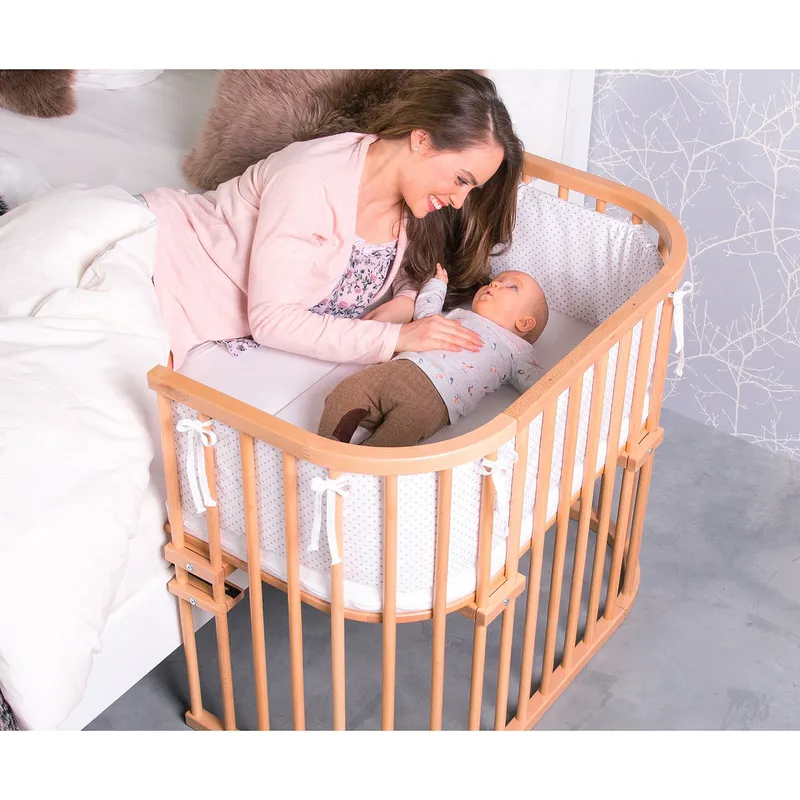 Babybay Babybay Maxi, Buche massiv, unbehandelt Liegefläche 89 x 51 cm – Produktbild 4 von 5