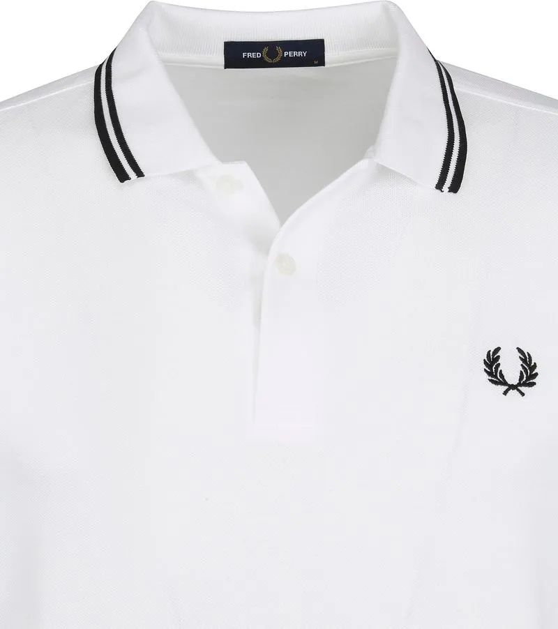 Fred Perry Fred Perry Polo Shirt M3600 weiß - Größe M, Weiß, – Produktbild 3 von 4