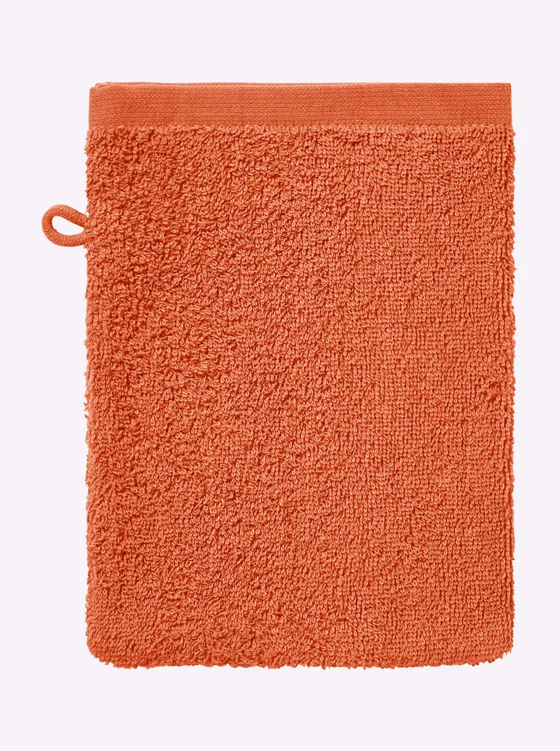 wäschepur Handtuch-Set orange, Orange, – Produktbild 1 von 3