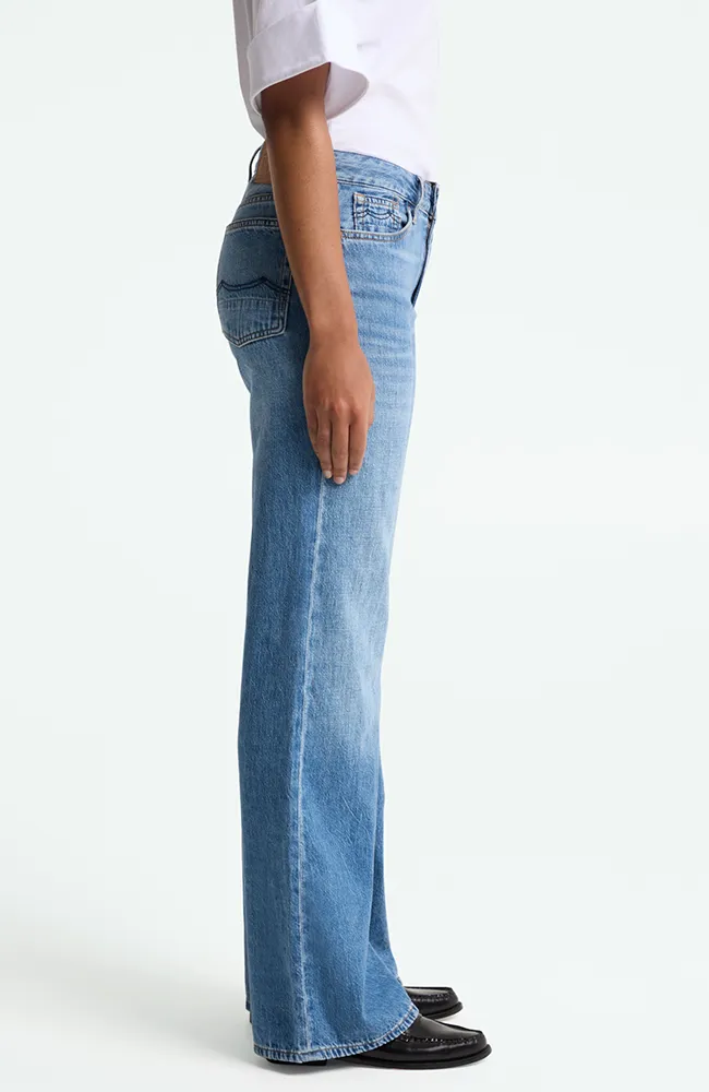 Kings Of Indigo Kings of Indigo Damen vegan Flare Jeans Jane Blau Hopcete Electric Clean Blau, Blau, – Produktbild 2 von 2