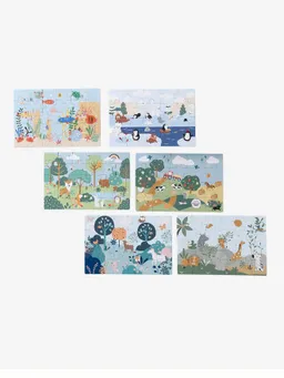 Vertbaudet 6 magnetische Puzzles für Kinder – Produktbild 1 von 1