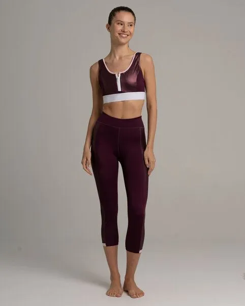 Bodyguard Bodyguard Honolulu 3/4 Leggings aus ECONYL® mit Seitentasche, Nachtblau, – Produktbild 4 von 4