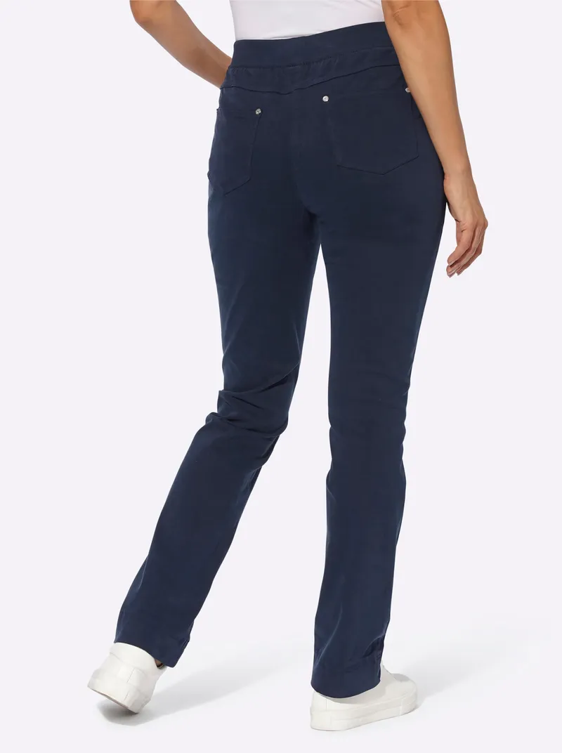 Witt Schlupfjeans marine, Marine, – Produktbild 2 von 3