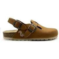 thies Vegane thies ® Eco Bio Backstrap Clogs aus rec. PET mit Kork-Tieffussbett, Caramel, – Produktbild 1 von 1