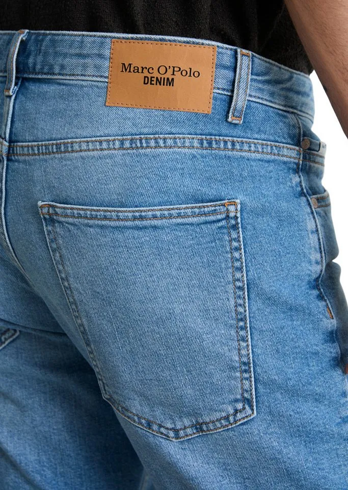 Marc O'Polo DENIM Shorts aus Bio-Baumwoll-Mix, Blau, – Produktbild 4 von 5