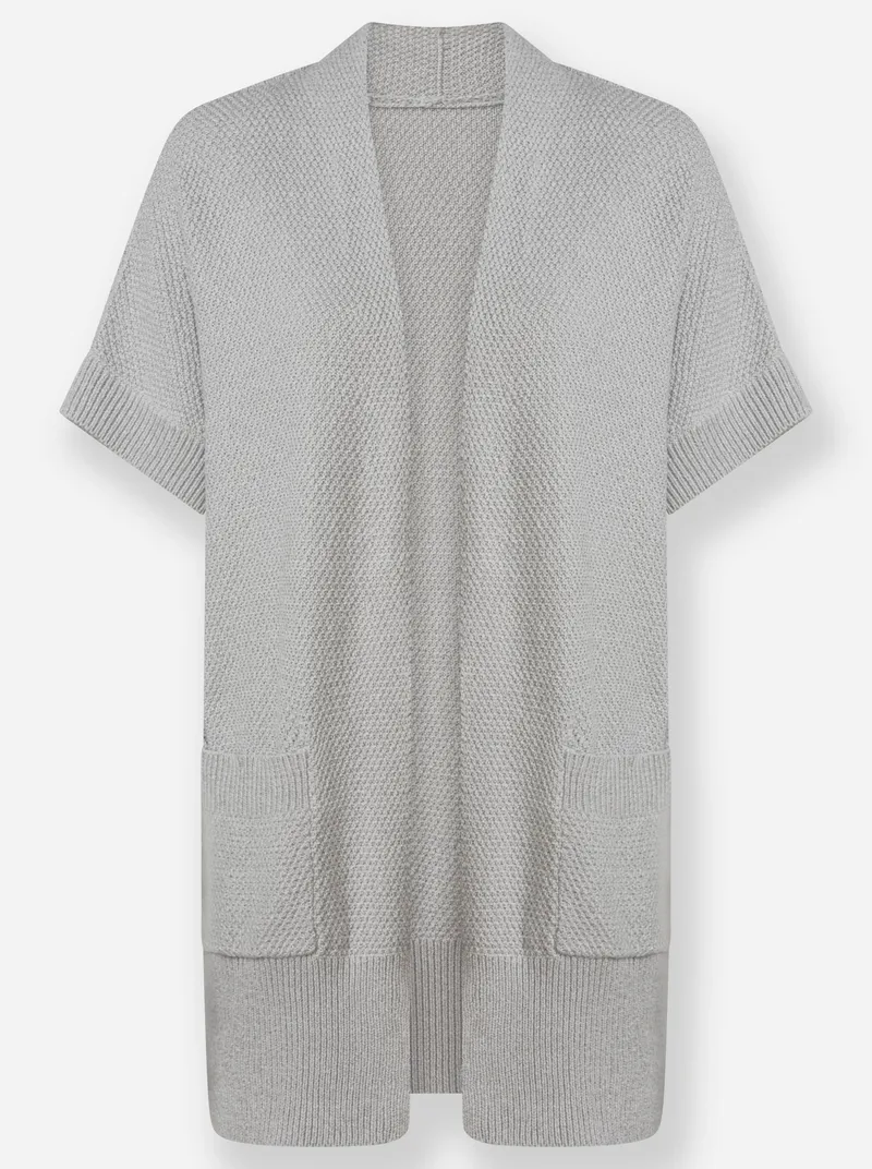 Witt Longstrickjacke, Steingrau-meliert, – Produktbild 1 von 2
