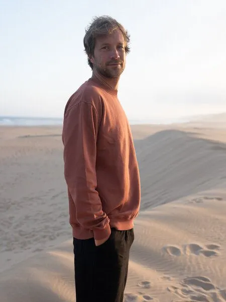 FUXBAU FUXBAU Männer fux Pullover - seegrün, seeblau & rot, Rot, – Produktbild 1 von 4