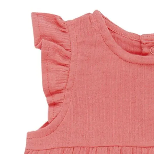 Sense Organics sense-organics Bequemer Baby Overall aus Musselin Marli von Sense Organics (Butterfly Romper), Rose, – Produktbild 2 von 2