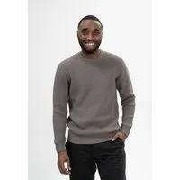 MELA MELA Strickpullover Style RAVI aus 100% Bio-Baumwolle, Bear melange, – Produktbild 1 von 1