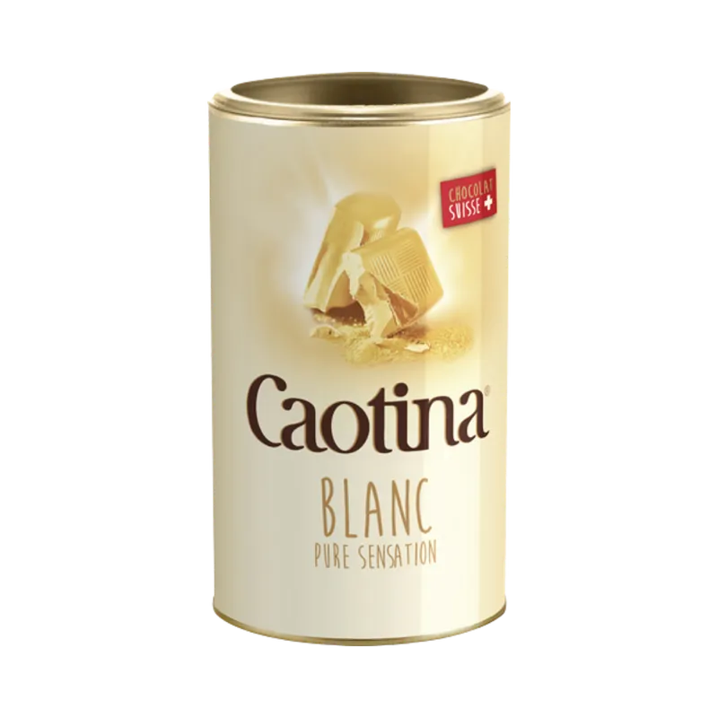 Caotina Blanc Schokoladengenuß, Swiss Premium Chocolate Drink, 500g – Produktbild 1 von 1