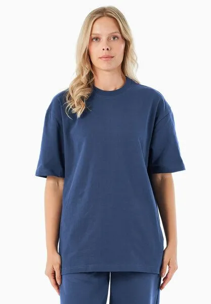 ORGANICATION ORGANICATION TUSSEM | Essentials Travel Unisex T-Shirt aus Bio-Baumwolle, Navy, – Produktbild 2 von 4