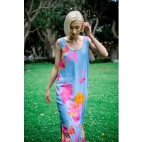 Neu Nomads Neu Nomads Damen vegan Kleid Joelle Print Rosa Mohnblumen, Mehrfarbig, – Produktbild 1 von 1