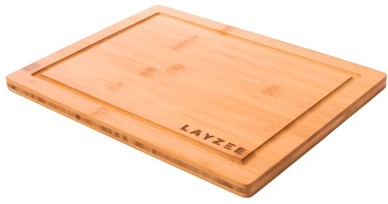 Layzee Layzee Schneidebrett Bambus 34 x 25 cm, Hellbraun, – Produktbild 1 von 1