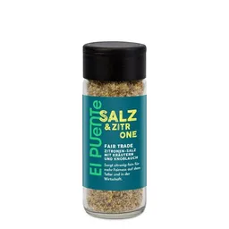 El Puente El Puente Salz & Zitrone im Glas-Streuer | Fair Trade | Vegan | Glutenfrei – Produktbild 1 von 1