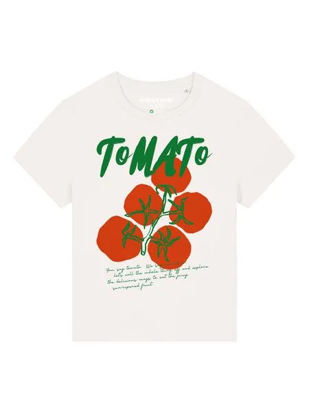 watapparel watapparel T-Shirt Frauen Tomato, Off white, – Produktbild 2 von 4
