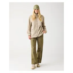 KnowledgeCotton Apparel KnowledgeCotton Apparel Lockere Fleecejacke mit Reißverschluss - recycelt - GRS/Vegan – Produktbild 1 von 1