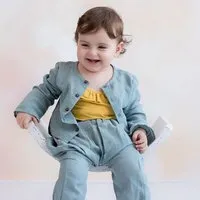 OrganicEra OrganicEra Bio-Hanf-Baby-Jacke, Grau, – Produktbild 1 von 1