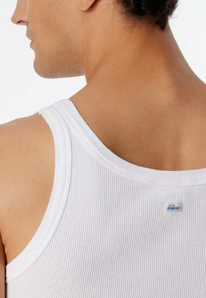 Schiesser Schiesser Tank Top | Doppelripp | Revival Friedrich, Weiss, – Produktbild 3 von 3