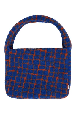 Tranquillo Shopper aus Fleece - blue puzzle / one size – Produktbild 1 von 1