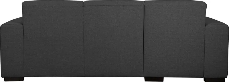OTTO home Ecksofa BORNHOLM L-Form, B: 234 cm - OTTO. Verlässliche Qualität., Recamiere links oder rechts bestellbar, Wellenfederung, inkl. 2 Kissen, Schwarz, – Produktbild 5 von 8