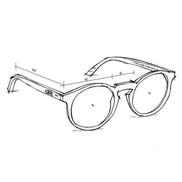 TAKE A SHOT TAKE A SHOT Sonnenbrille Lormoral Walnussholz, Braun, – Produktbild 4 von 4