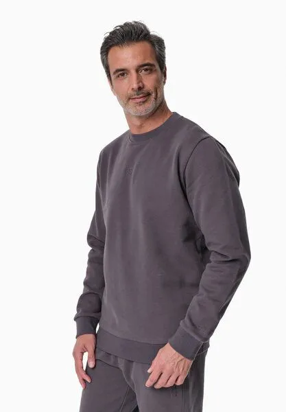 ORGANICATION ORGANICATION SCOTT | Sweatshirt aus Bio-Baumwolle, Shadow, – Produktbild 3 von 4