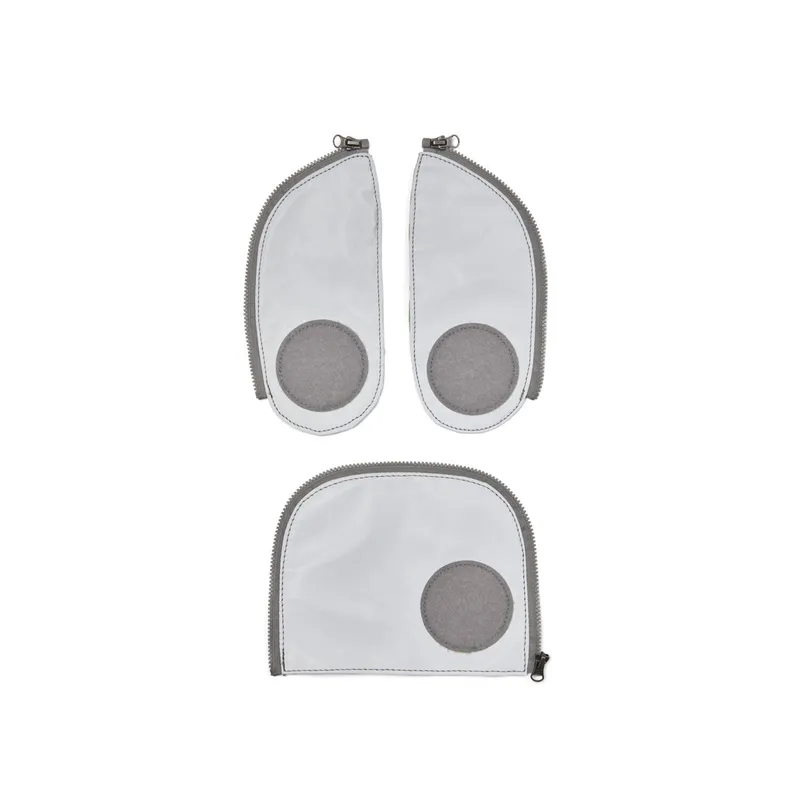 Ergobag Ergobag Schulzubehör Zip Set Reflex, 3-tlg. Silver Reflective, Silver, – Produktbild 1 von 1
