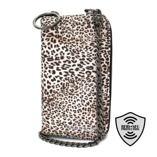 Seegarn Seegarn-Täschle / 2in1 Handy-Tasche und Geldbeutel (MB38), K2 - kette schwarz, – Produktbild 2 von 5