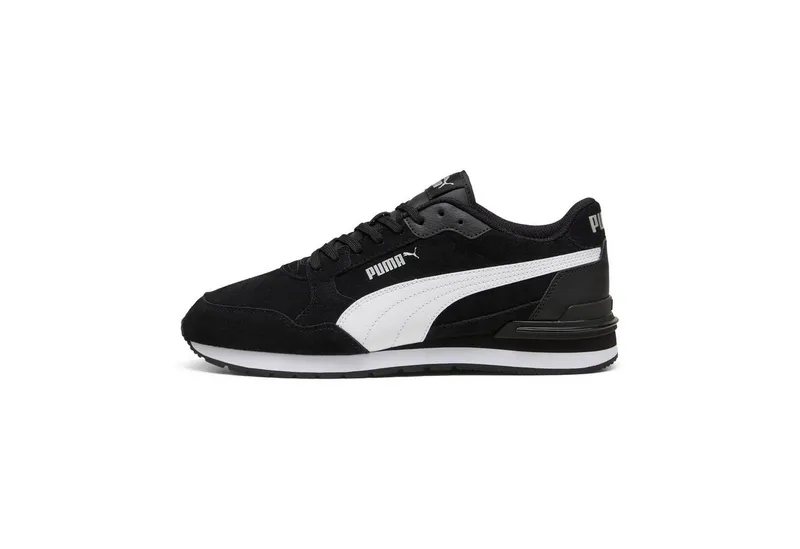 Puma Puma ST RUNNER V4 SD Sneaker mit Retro-Style, aus Leder, mit SOFTFOAM+ Einlegesohle, Schwarz, – Produktbild 2 von 5