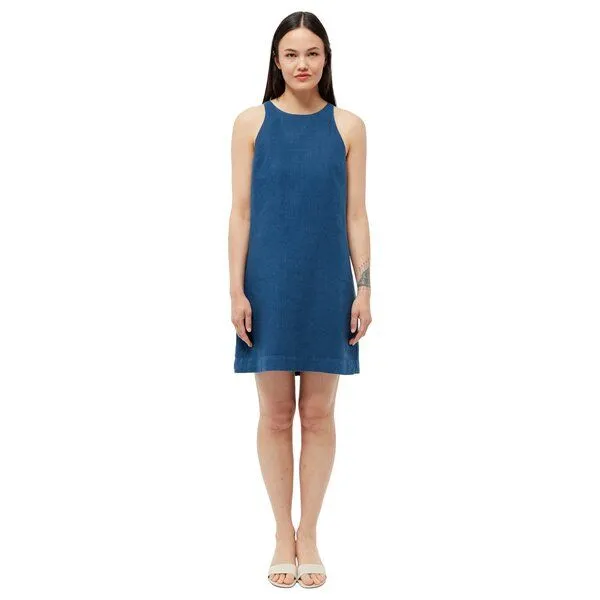 Givn Berlin Givn Berlin Kleid Yuna, Blazing blue linen, – Produktbild 1 von 4