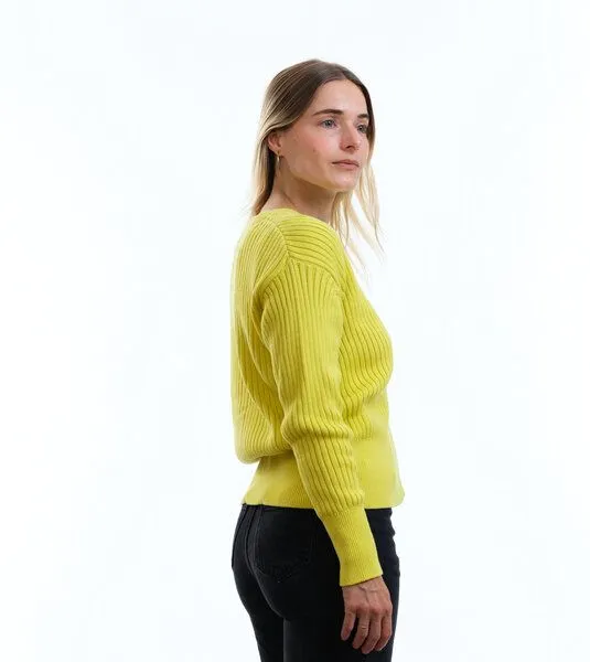 Gary Mash GARY MASH Kurze Strickjacke Quinn aus Biobaumwolle, Gelb, – Produktbild 2 von 4