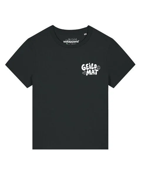 watapparel watapparel T-Shirt Frauen Geilomat, Black, – Produktbild 1 von 4