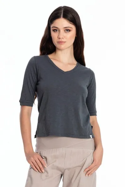 RAVENS VIEW IBIZA RAVENS VIEW IBIZA Damen vegan Oberteil Lisa Lava Blau, Dunkelblau, – Produktbild 2 von 2