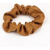 obumi obumi Haargummi - Scrunchie aus Leinen in vielen Farben, Cinnamon, – Produktbild 1 von 1